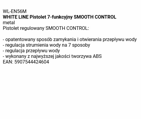 Pistolet 7-funkcyjny Smooth Control WL-EN56M
