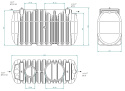 Kompletna Oczyszczalnia 2000L (dwukomorowa) 48mb(3x16mb)