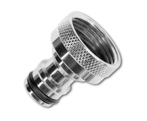 Przyłącze na kran GW 3/4" MOSIĄDZ niklowany GKK0034