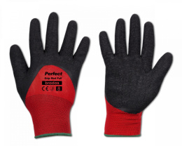 Rękawice ochronne PERFECT GRIP RED FULL lateks, rozmiar 10