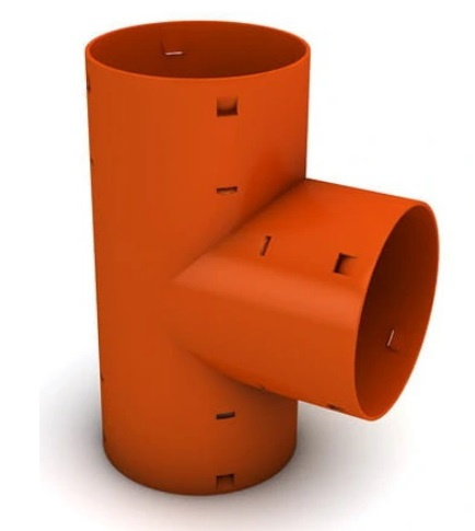 Trójnik drenarski 125/125/90