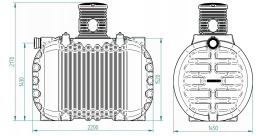 Zbiornik 3000l Raptor na Deszczówkę Podziemny