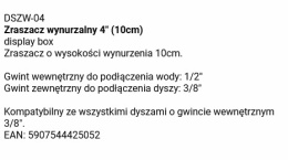 Zraszacz wynurzalny 1/2