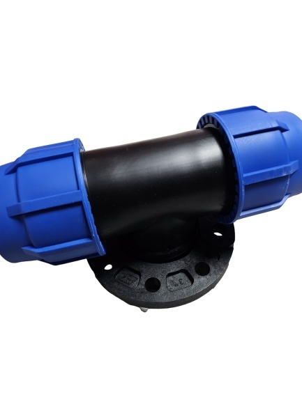 Trójnik PE 63-2 1/2" Kołnierzowy