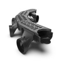 Odwodnienie liniowe łukowe kanał skrętny Easy2 DN100 A-15 moduł POCZĄTKOWY 30cm 75mm