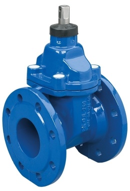 Zasuwa kołnierzowa F4 DN-100 PN 10 żeliwo szare